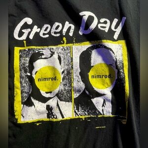 Green Day Graphic Band T-shirt Size L